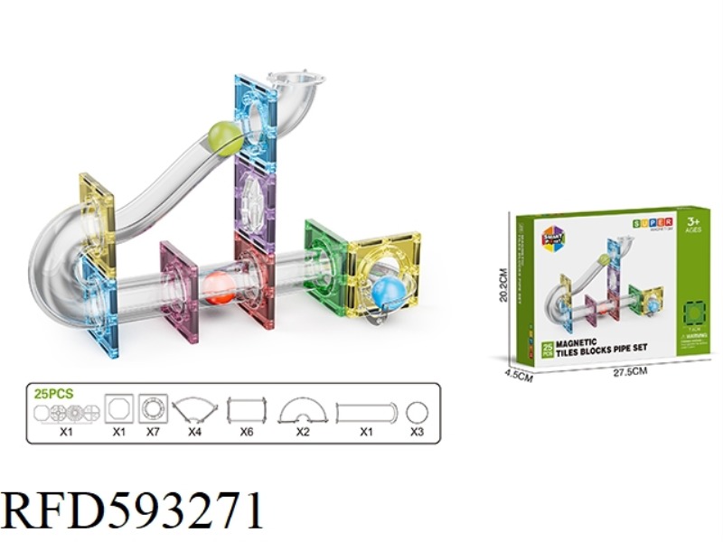 BRIGHT 7.5CM PIPELINE MAGNETIC SHEET -25PCS