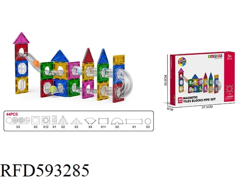 PATTERN 7.5CM PIPELINE MAGNETIC SHEET -44PCS