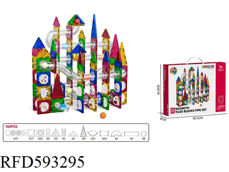 PATTERN 7.5CM PIPELINE MAGNETIC SHEET -193PCS