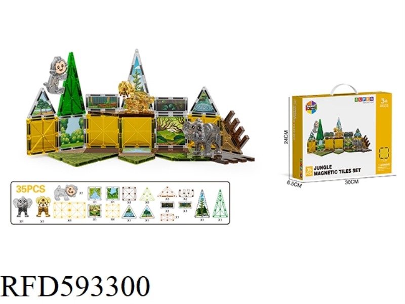 PLANE FOREST SERIES MAGNETIC SHEET -35PCS