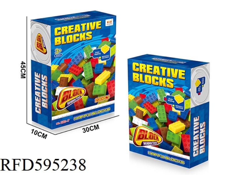 BUILDING BLOCKS 200PCS