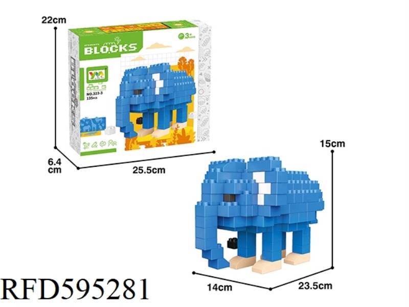 ELEPHANT BUILDING BLOCKS 135PCS
