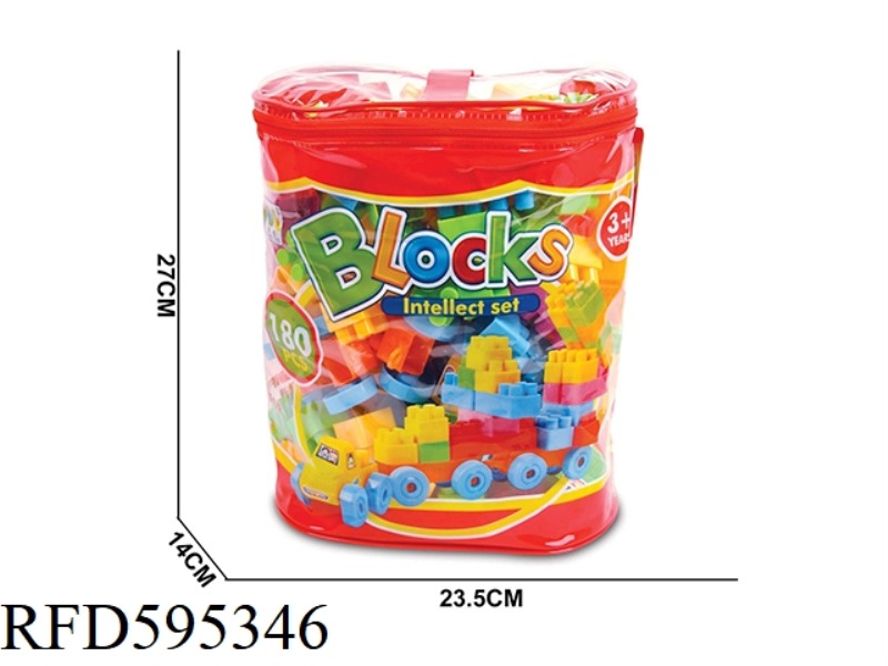 BLOCK TOTE BAG 180PCS