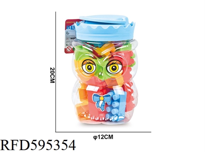 BUILDING BLOCK OWL 23PCS