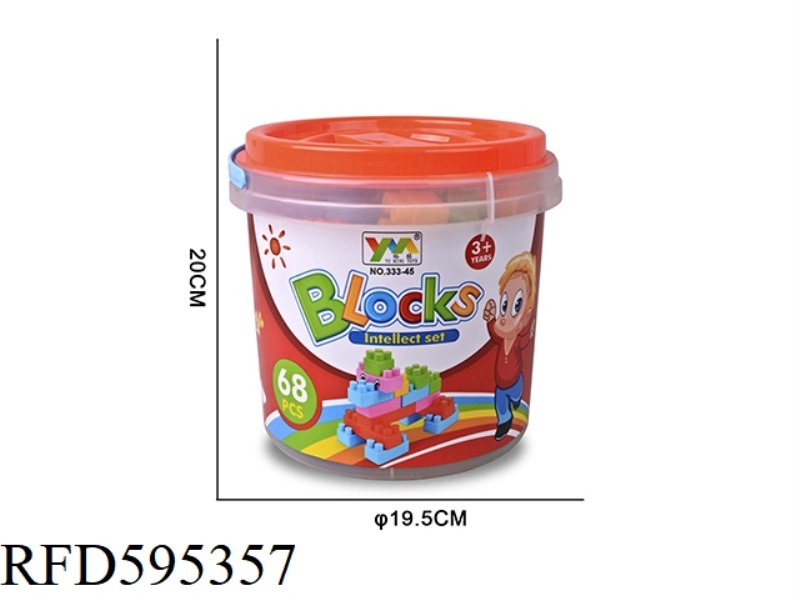 BUILDING BLOCKS 68PCS