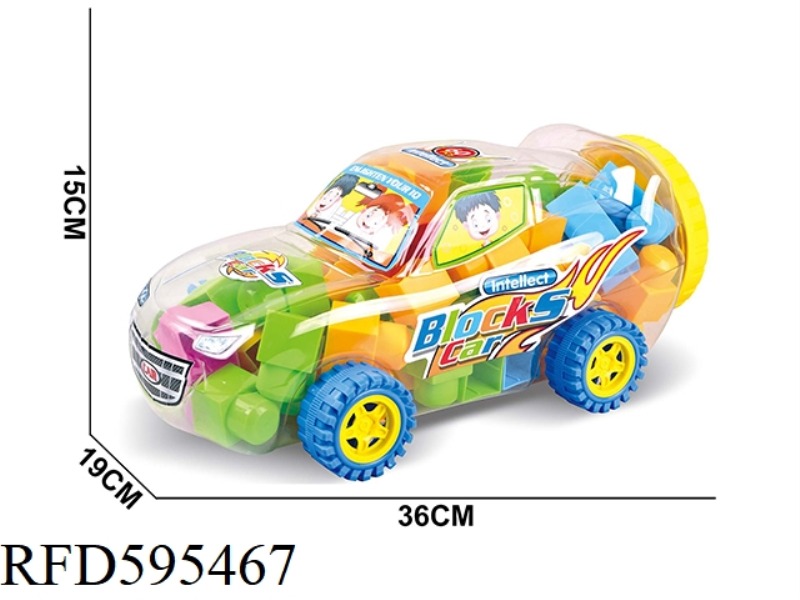 BUILDING BLOCK SPORTS CAR 60PCS