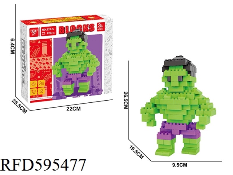 HULK BLOCKS 123PCS