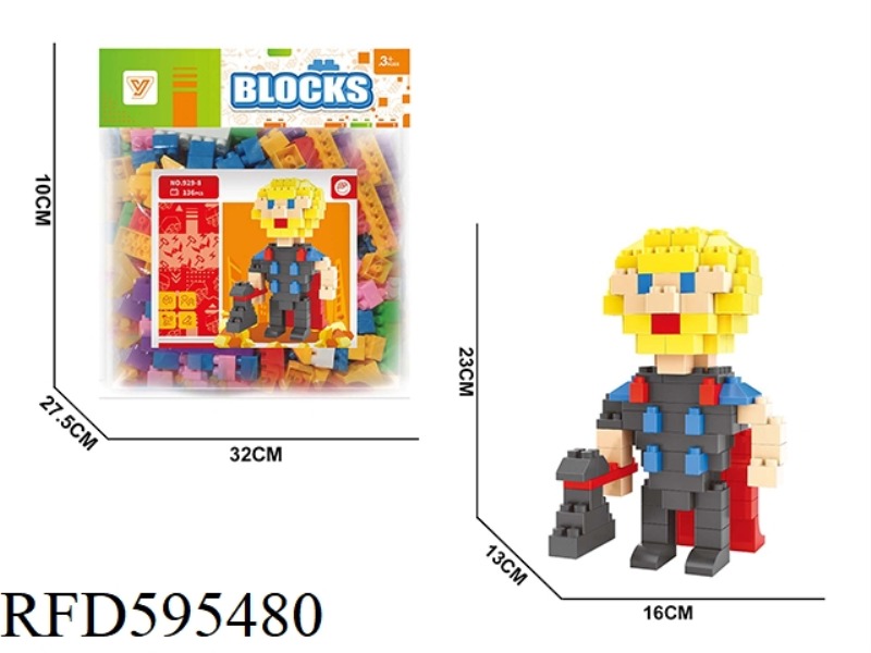 THOR BUILDING BLOCKS 136PCS