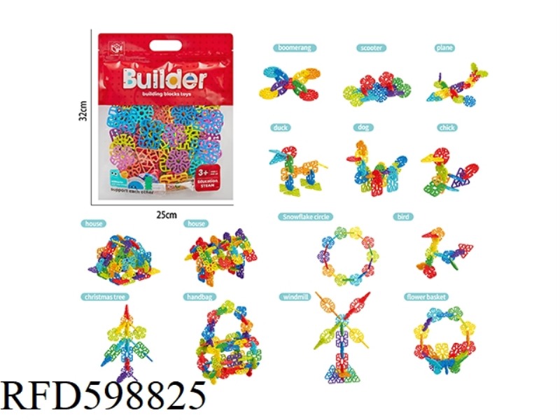 84 GEOMETRIC THREE-DIMENSIONAL SNOWFLAKES