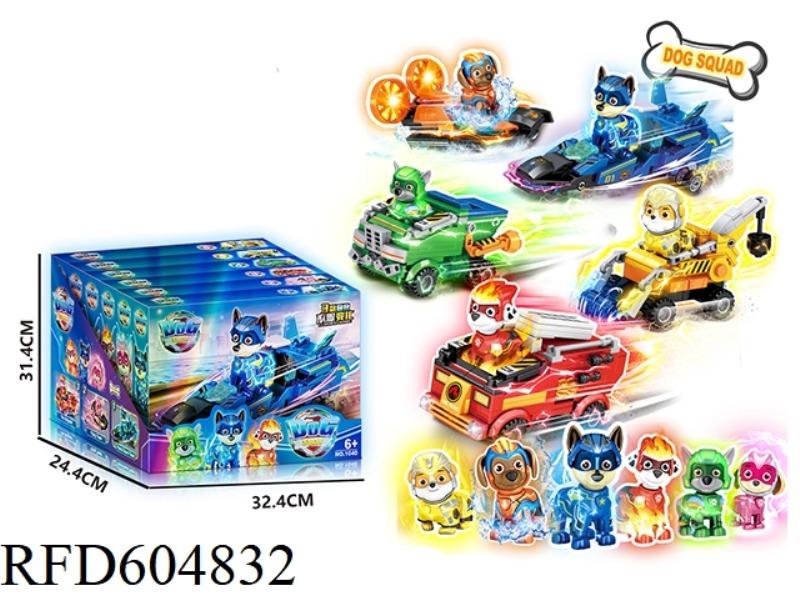 BARK TEAM BIG MOVIE 3 BLOCKS 6PCS