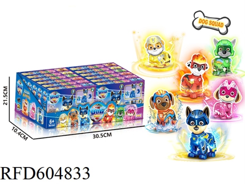 BARKING TEAM BIG MOVIE BUILDING BLOCK DOLL 6 MIXED