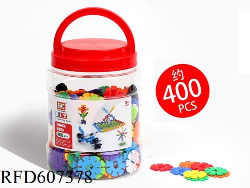 SNOWFLAKE BUILDING BLOCKS (400PCS)
