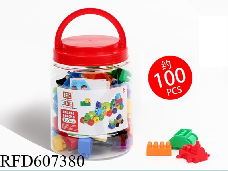 SMALL TRAIN BUILDING BLOCKS (100PCS)