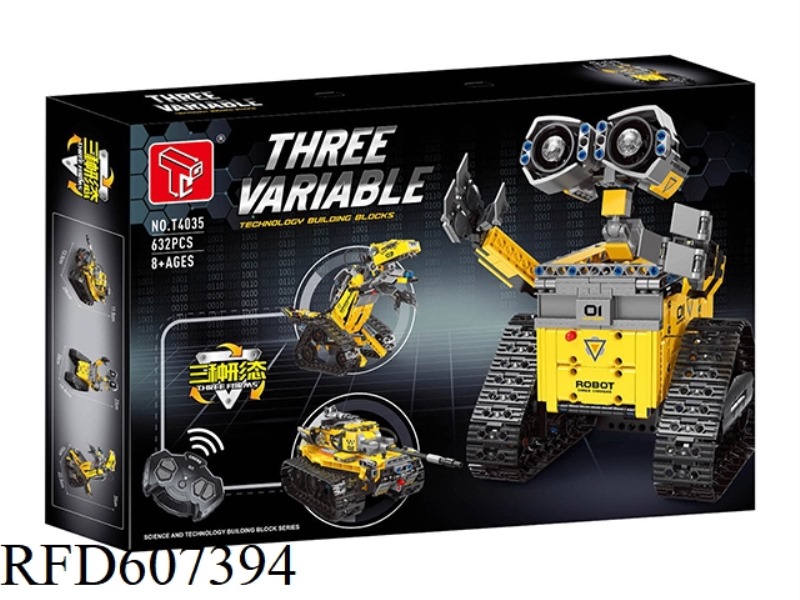 REMOTE CONTROL ROBOT (632PCS)