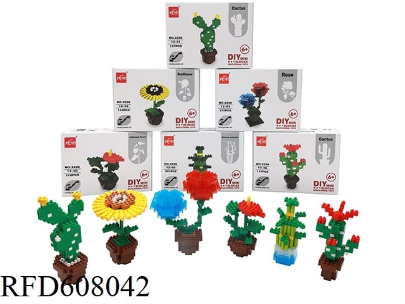 6 TYPES OF PLANT MICROPARTICLE BUILDING BLOCKS