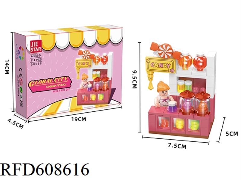 CANDY STAND 114PCS