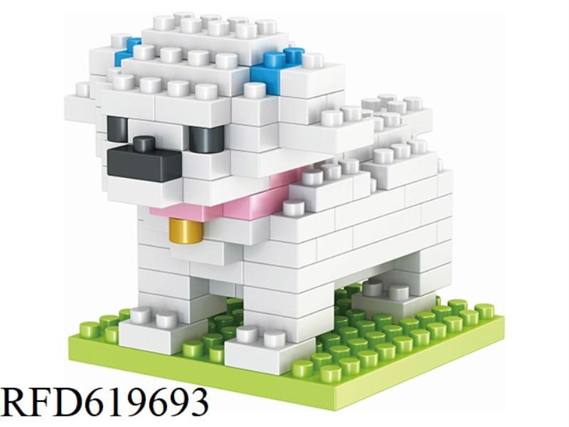 MALTESE DOG BLOCKS 84PCS