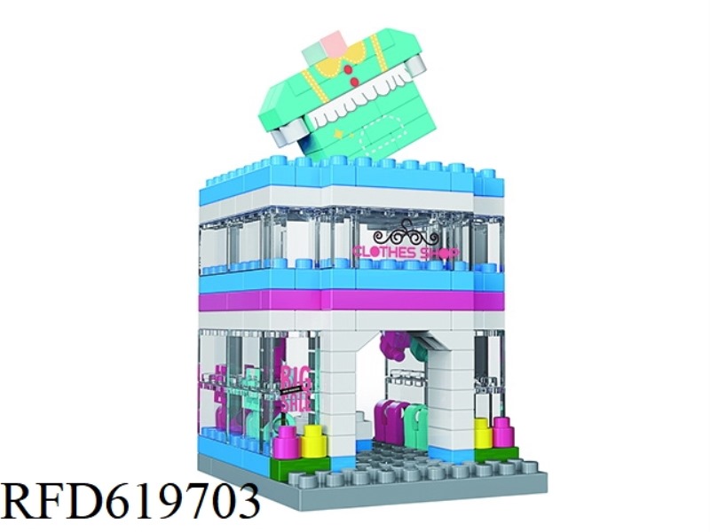 STORE BUILDING BLOCKS 132PCS