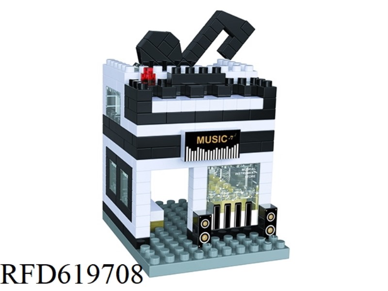 MUSIC STORE BUILDING BLOCKS 199PCS