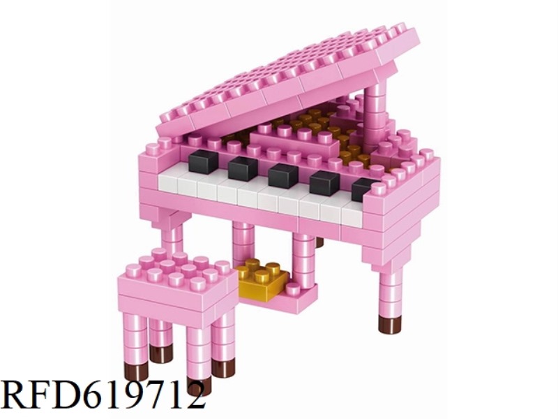 PINK PIANO BUILDING BLOCKS 130PCS