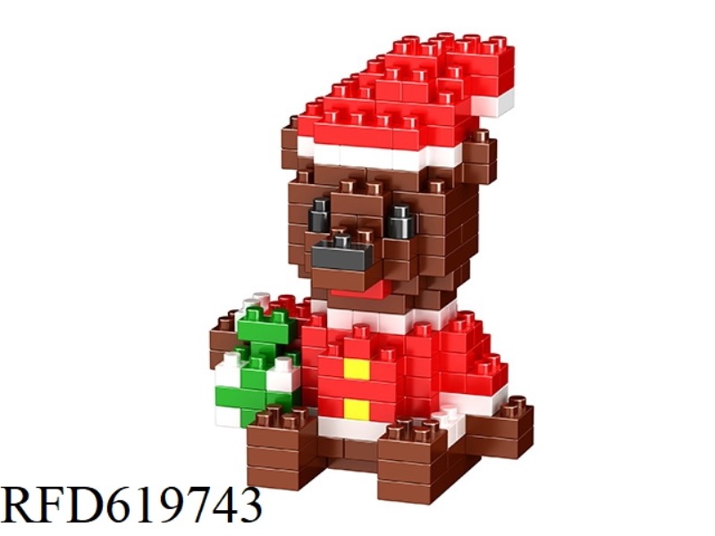 SANTA BEAR 144PCS