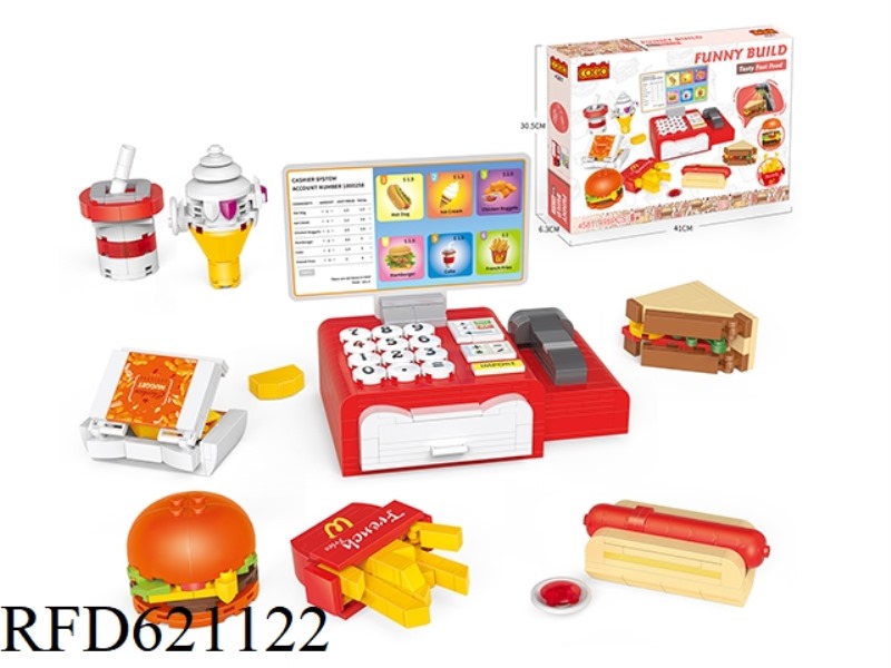 HOME SERIES FAST FOOD RESTAURANT HOME 498PCS