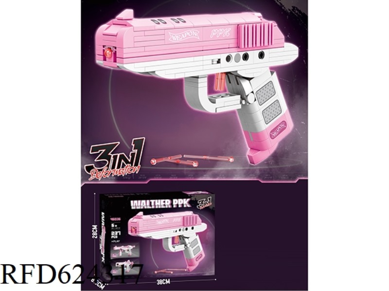 DIY BUILDING BLOCKS PPK PISTOL 237PCS