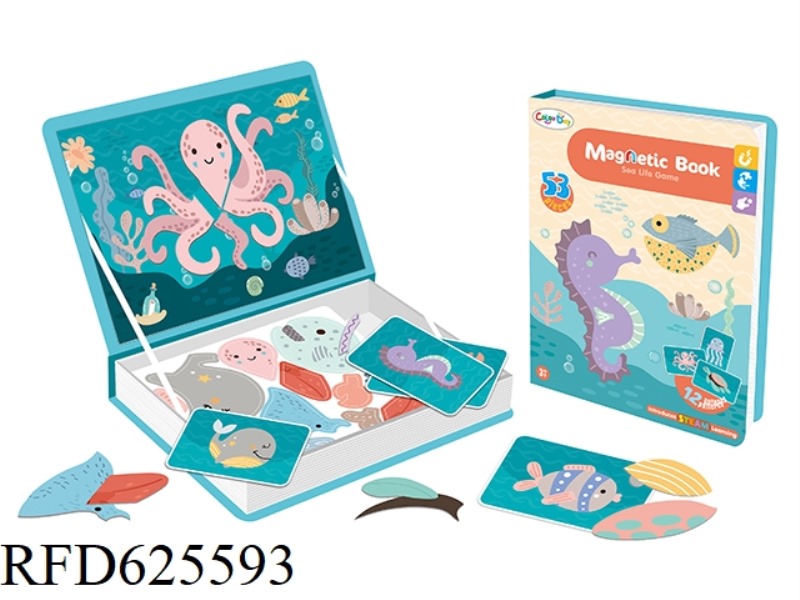 MAGNETIC PUZZLE BOOK - OCEAN SERIES
