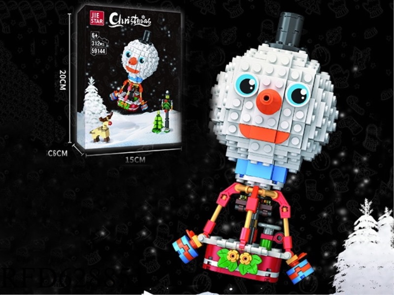 312PCS CHRISTMAS SERIES CHRISTMAS HOT AIR BALLOONS