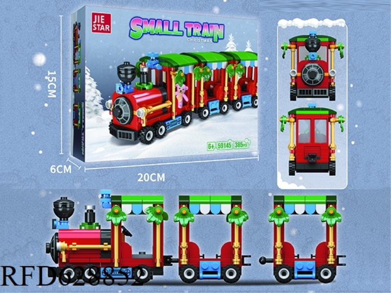 385PCS CHRISTMAS SERIES DRINK TRAIN