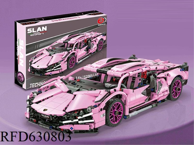 1:14 BUILDING BLOCKS TECHNOLOGY CAR SMALL POWDER COW 1280PCS