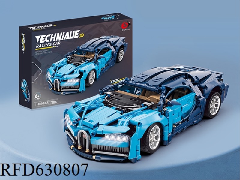 1:14 BUILDING BLOCKS TECHNOLOGY CAR SMALL BUDI 1408PCS