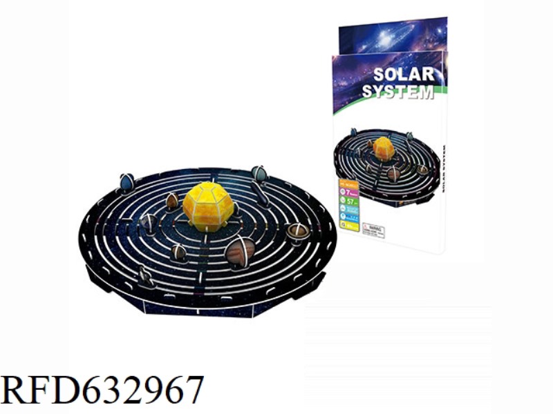 3D PUZZLE SOLAR SYSTEM 57 PIECES