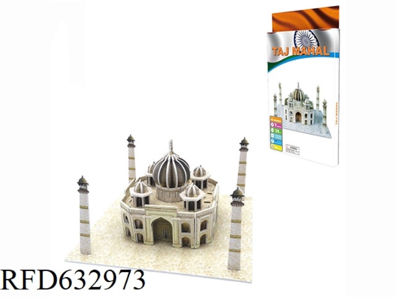 3D PUZZLE OF TAJ MAHAL 39 PCS
