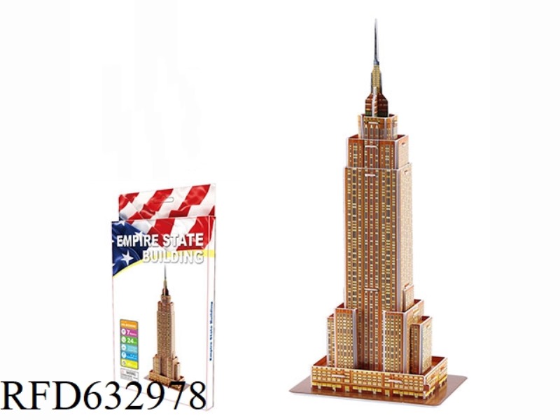 3D PUZZLE EMPIRE STATE BUILDING 24 PCS