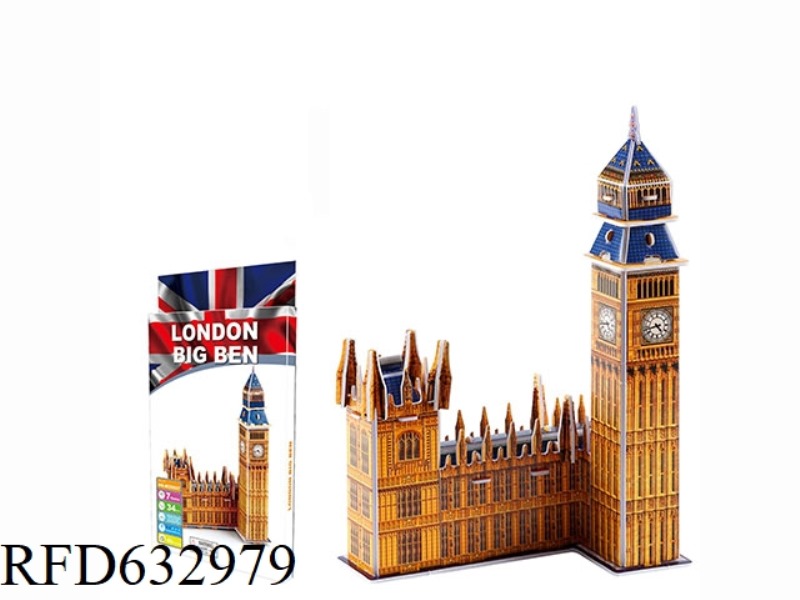 3D PUZZLE BIG BEN 34 PCS
