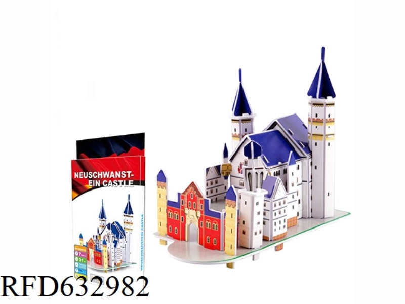 3D 3D PUZZLE NEW SWAN CASTLE 31 PCS