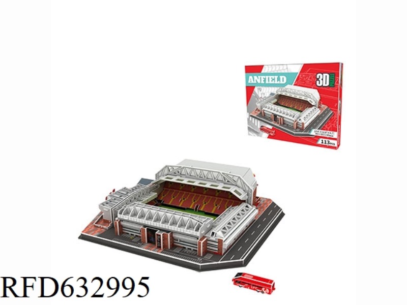 3D PUZZLE LIVERPOOL ANFIELD STADIUM 113 PCS