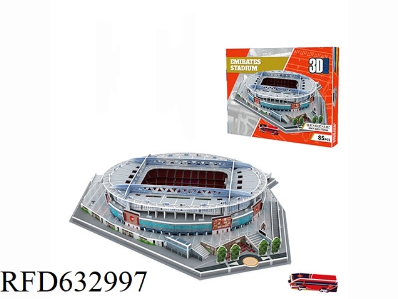 3D PUZZLE ARSENAL EMIRATES STADIUM 85 PCS