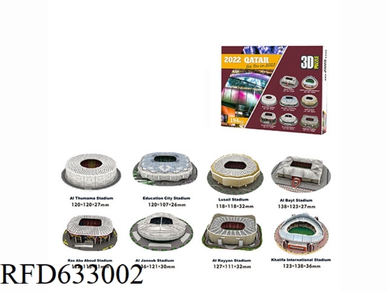 QATAR 2022 WORLD CUP STADIUM SERIES 194 PCS