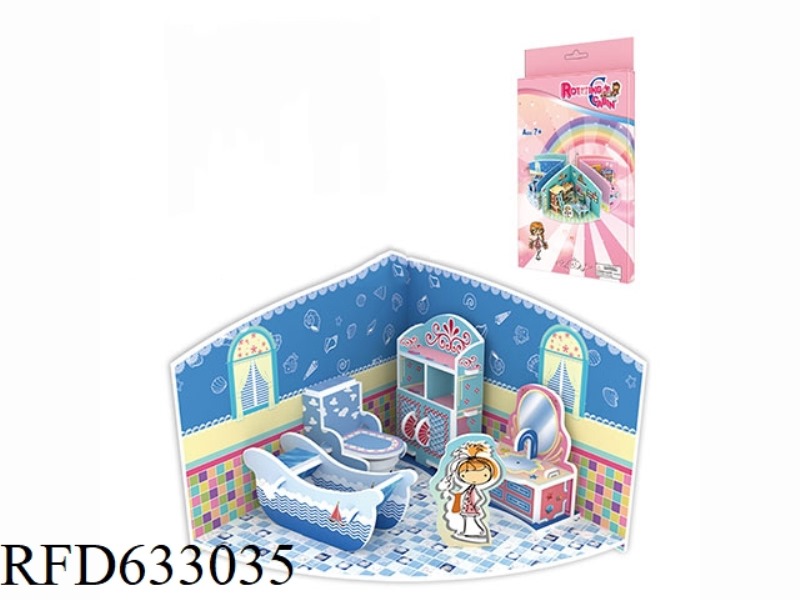 ROTATING CABIN - BATHROOM 26 PCS