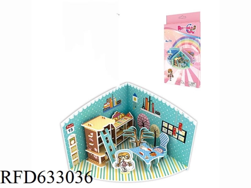 ROTATING CABIN - CHILDREN'S ROOM 30 PCS