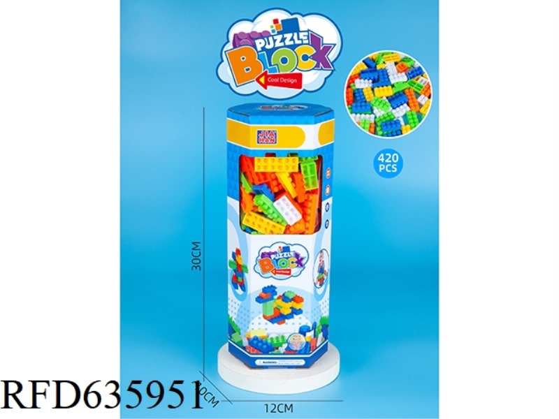 6-BOX MICRO-PARTICLE BUILDING BLOCKS (ABOUT 420PCS, 500G, MALE)