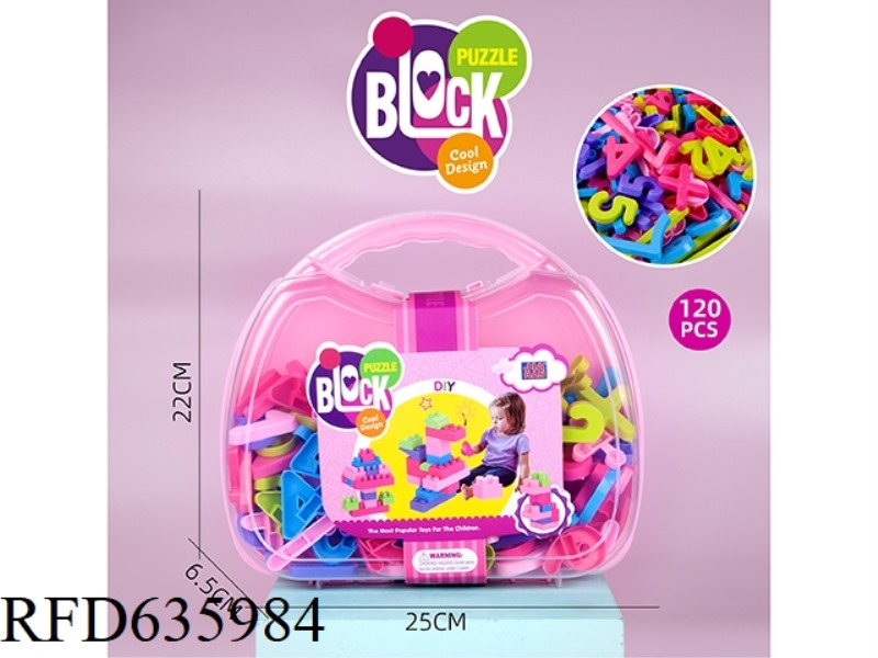 DIGITAL BUILDING BLOCKS (ABOUT 120PCS, 400G, FEMALE)