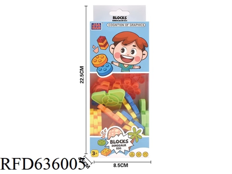 SNOWFLAKE BUILDING BLOCKS (MALE, ABOUT 120G, 24PCS)
