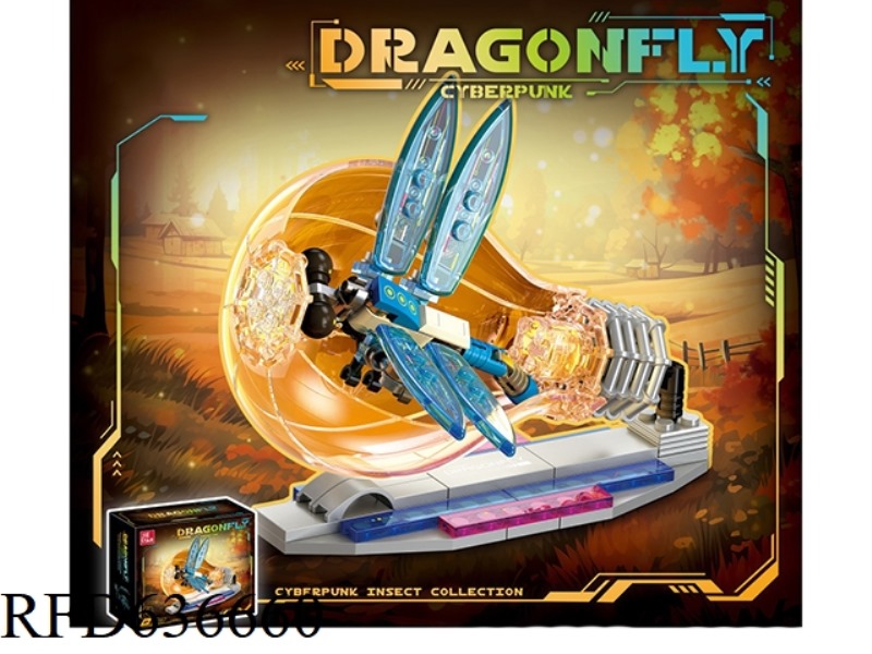 92PCS CYBERPUNK INSECTS: DRAGONFLIES [INCLUDING LIGHTING PARTS]