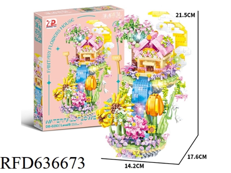 2310PCS WATERFALL FLOWER SHOP