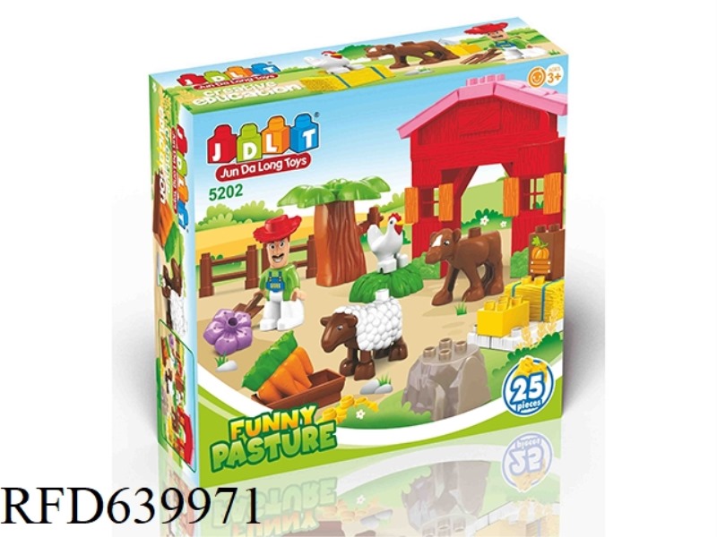 RANCH BUILDING BLOCKS 25PCS