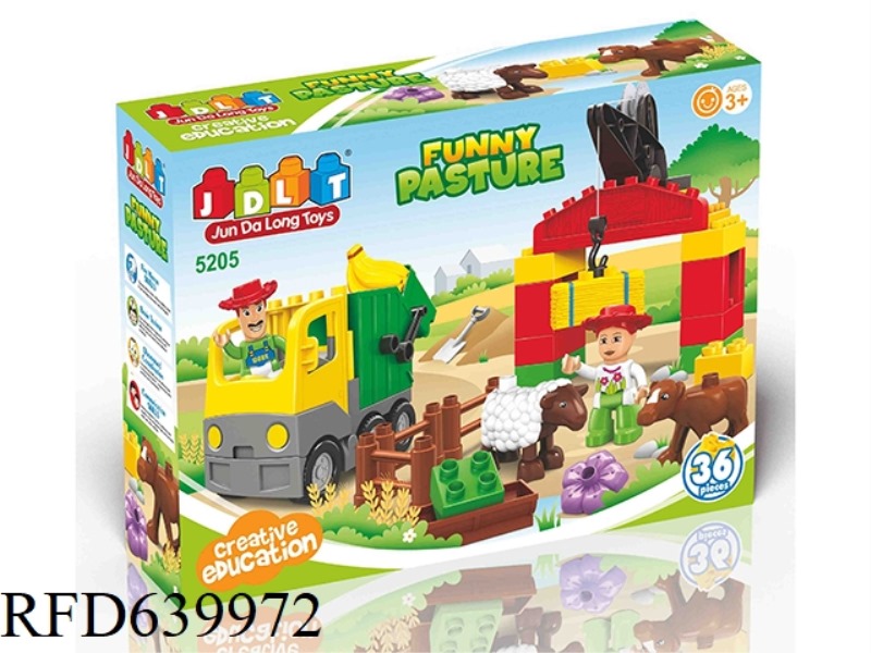 RANCH BUILDING BLOCKS 36PCS