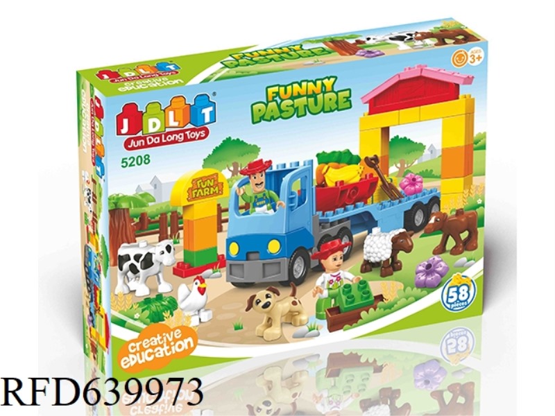 RANCH BUILDING BLOCKS 58PCS